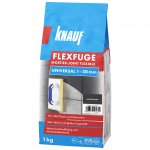 Elastingas plytelių siūlių glaistas KNAUF Flexfuge, 1kg basalt sp.
