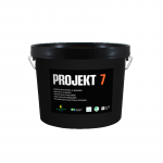 Sienų ir lubų dažai PROJEKT 7 A bazė, 0,9l balta sp. matiniai