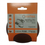 &Scaron;lifavimo diskelis CORTEX P150, 125mm 5vnt.