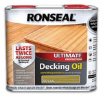 Aliejus terasoms RONSEAL Ultimate Decking Oil, 2,5l tamsaus ąžuolo sp.