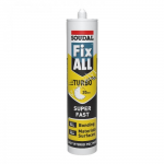 Hermetikas-klijai SOUDAL Fix All Turbo, 290ml balti