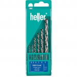 Metalo grąžtų rinkinys HELLER HSS Super-Pro, 2-8mm 6vnt.