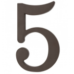 Namo numeris 5, 180mm juoda sp.