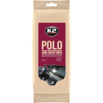 Drėgnos K2 POLO blizgios COCKPIT servetėlės skirtos prietaisų skydeliui