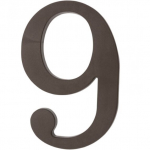 Namo numeris 9, 180mm juoda sp.