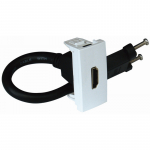 HDMI lizdas Efapel : Spalva - Balta matinė