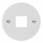 Duomenų lizdo dangtelis VECTIS elektros jungikliams : Spalva - Balta, TV / SAT / RJ45 lizdas - RJ45 Cat6