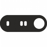 Trivietis VECTIS round rėmelis : Rėmelio konfigūracija - 2x Jung. + 2x Jung. + Jung., Rėmelio orientacija - Vertikali, Spalva - Vario