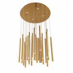 Pakabinamas &scaron;viestuvas ORGANIC 33x1 auksinė : Spalva - Aukso