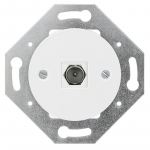 Baltas TV arba SAT lizdas : Spalva - Balta, TV / SAT / RJ45 lizdas - TV