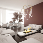 Pakabinamas &scaron;viestuvas OLIVIA V : Spalva - Aukso