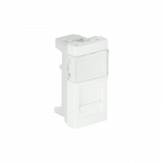 Pusiniai dangteliai Efapel : Dangtelio tipas - RJ 45, Spalva - Balta matinė