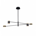 Pakabinamas &scaron;viestuvas PUMA LED 4x 7W BK/GD/WD : Spalva - Juoda