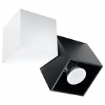 Plafonas OPTIK NERO 2 : Spalva - Juoda/Balta