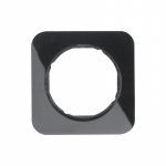 Vienvietis rėmelis Berker R.1 : Rėmelių medžiaga - Betonas, Rėmelių spalva - Juoda