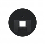 Dangteliai Berker R.1/R.3 : Dangtelio tipas - 2x RJ45, Spalva - Juoda