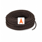 Pintas tekstilinis kabelis : Kabelio tipas - 3x1,5, Spalva - Ruda