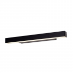 Sieninis &scaron;viestuvas LINEAR IP44 BLACK, 18W 4000K DIM : Spalva - Juoda