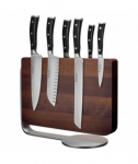 Wusthof Classic Ikon 6 dalių peilių rinkinys su magnetiniu stovu