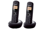 Belaidis telefonas Panasonic KX-TGB212FXB su dviem rageliais