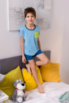 Vaiki&scaron;ka pižama Fluo blue/navy