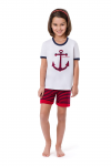 Vaiki&scaron;ka pižama Ocean Dreams white/red