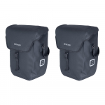 &Scaron;oninių krep&scaron;ių ant bagažinės komplektas AtranVelo Commuter Side WP // 2x 27L, 16x44x31 cm, Water-Proof (juoda)