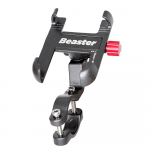 Telefono laikiklis ant vairo Beaster BS03S (sidabrinis)