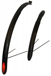 Purvasaugių komplektas KTM City 28" (juodi)