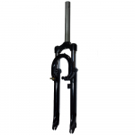 Priekinė &scaron;akė ZOOM 26" 1 1/8, V-brake, plienas (juoda)