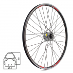 Priekinis ratas Sunstart 28/29" // V-Brake/būgniniams, 36H, su dinama DH-2R35, dvigubas, kniedytas, veržlės, aliuminis