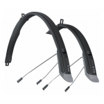 Skydelių komplektas KLS Rainy cross ir treking (juoda/pilka)