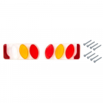 Dviračio laikiklio plastikinių lempų komplektas Peruzzo universalus