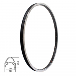 Ratlankis J19SB 26" // V-Brake, 32H, kniedytas, dvigubas