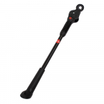 Atraminė kojelė Hebie AX 618 // 26-29" dviračiams // be diskinių stabdžių adapterių, aliuminė (juoda)