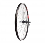 Galinis ratas 26" HL20DD V-Tipo 36H, užsukamam žv. blokui, pramoniniai guoliai, su greitveržle