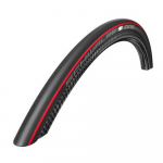 Padanga Schwalbe One 700x23C (23-622) HS448 sulankstoma su raudonom juostelėm