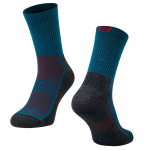 &Scaron;iltos kojinės FORCE Polar (turkio/raudona) L-XL 42-47