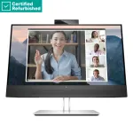 RENEW SILVER HP E24mv G4 FHD Conferencing Monitor - 23.8" 1920x1080 FHD 250-nit 60Hz AG, IPS, HDMI/VGA/DisplayPort, 4x USB-A, speakers, 5MP webcam, height adjustable/tilt/swivel/pivot, 1 years
