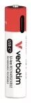 Verbatim 30250 USB-C Įkraunamos baterijos Li-ion AAA 500mAh (4 vnt pakuotėje)