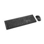 Kensington KM150 EQ Wireless Desktop Set, Wireless, RF Wireless, Membrane, QWERTY, Black, Mouse included