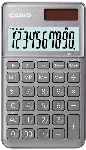 Skaičiuotuvas CASIO SL-1000SC, 120x71x9 mm, blizgi pilka sp.