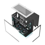 DarkFlash F1 ATX Computer Case + 6 Fans (White)