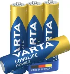 Varta -4903/4B, Vienkartinė baterija, AAA, &scaron;arminė, 1,5 V, 4 vnt., mėlyna, sidabrinė