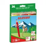 Pie&scaron;tukai spalvoti ALPINO 36sp