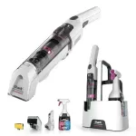 Shark HX100EUT handheld vacuum Black, Pink, White Bagless