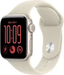Apple Watch SE 3 GPS + Cellular 40mm Starlight Aluminium Case with Sand Sport Band - S/M