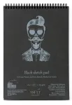 Bloknotas eskizams Authentic A4 30l, 165gsm, juodi lapai*