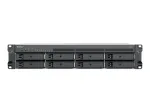 Synology Reliable storage for distributed and edge environments | RackStation RS1226RP+ | AMD Ryzen | V1500B | Processor frequency 2.2 GHz | 4 GB | DDR4 | Black
