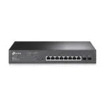 TP-Link Omada 10-Port Gigabit Smart Switch with 8-Port PoE+, Managed, L2/L2+, Gigabit Ethernet (10/100/1000), Power over Ethernet (PoE), Rack mounting, 1U